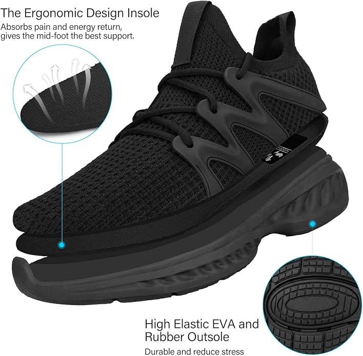 Pujcs Women Shoes Lightweight Tennis Shoes Non Slip Gym Workout Shoes Breathable Mesh Walking Womens Sneakers
