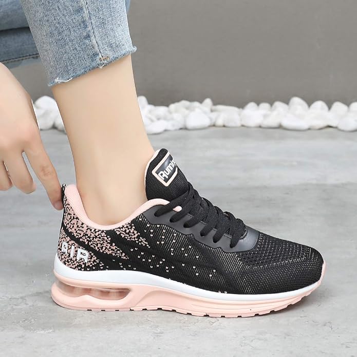 GANNOU Women's Air Athletic Running Shoes Fashion Sport Gym Jogging Tennis Fitness Sneaker US5.5-11