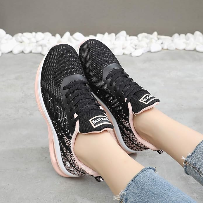 GANNOU Women's Air Athletic Running Shoes Fashion Sport Gym Jogging Tennis Fitness Sneaker US5.5-11